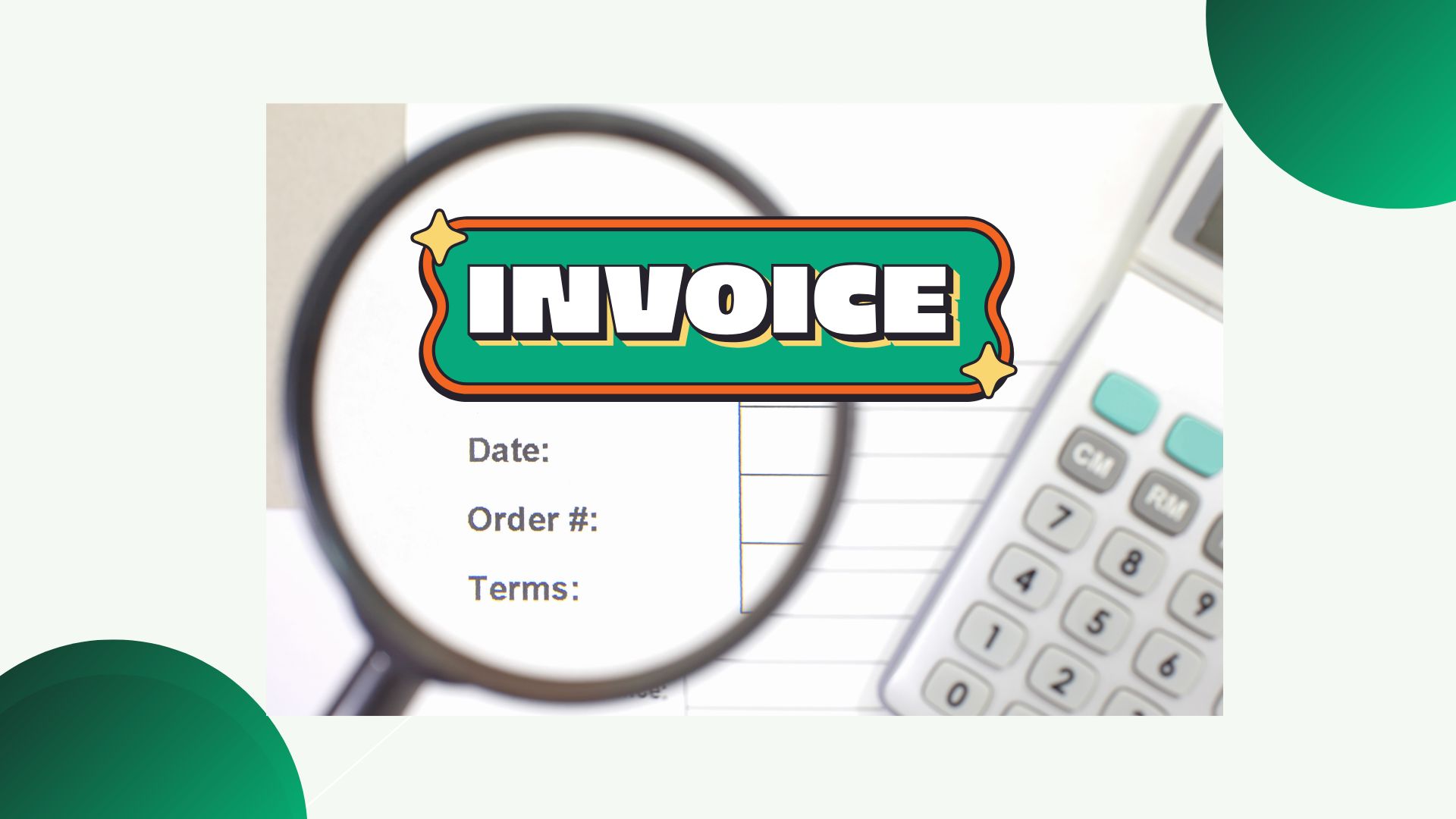 commercial invoice for export template
